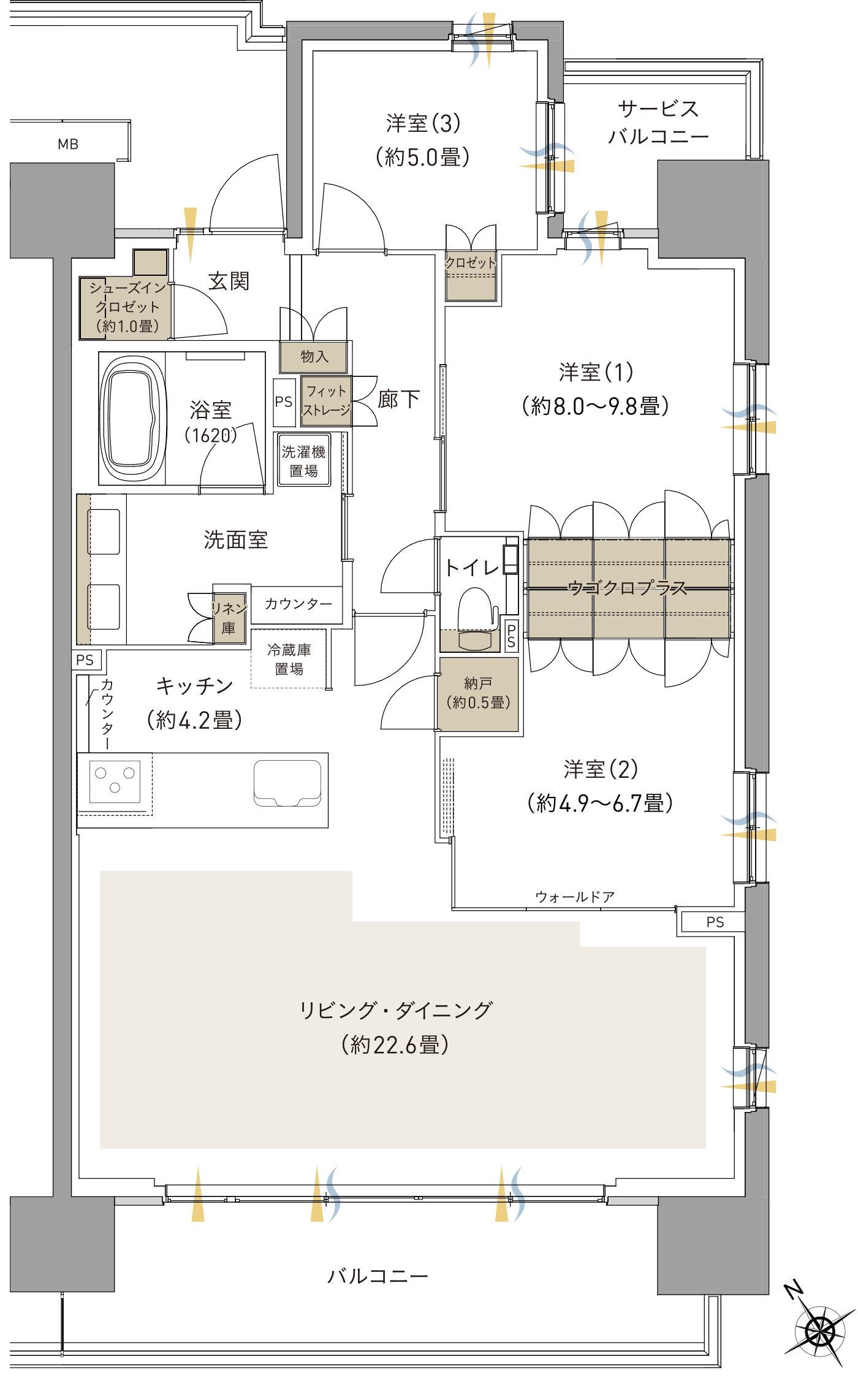 G type間取り図