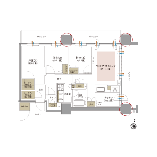 DTYPE 間取り図